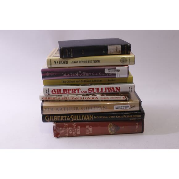 Gilbert and Sullivan, Book Lot, Set of 9, Victorian, Theater, ~ 250903-WH 1170 - Picture 1 of 10